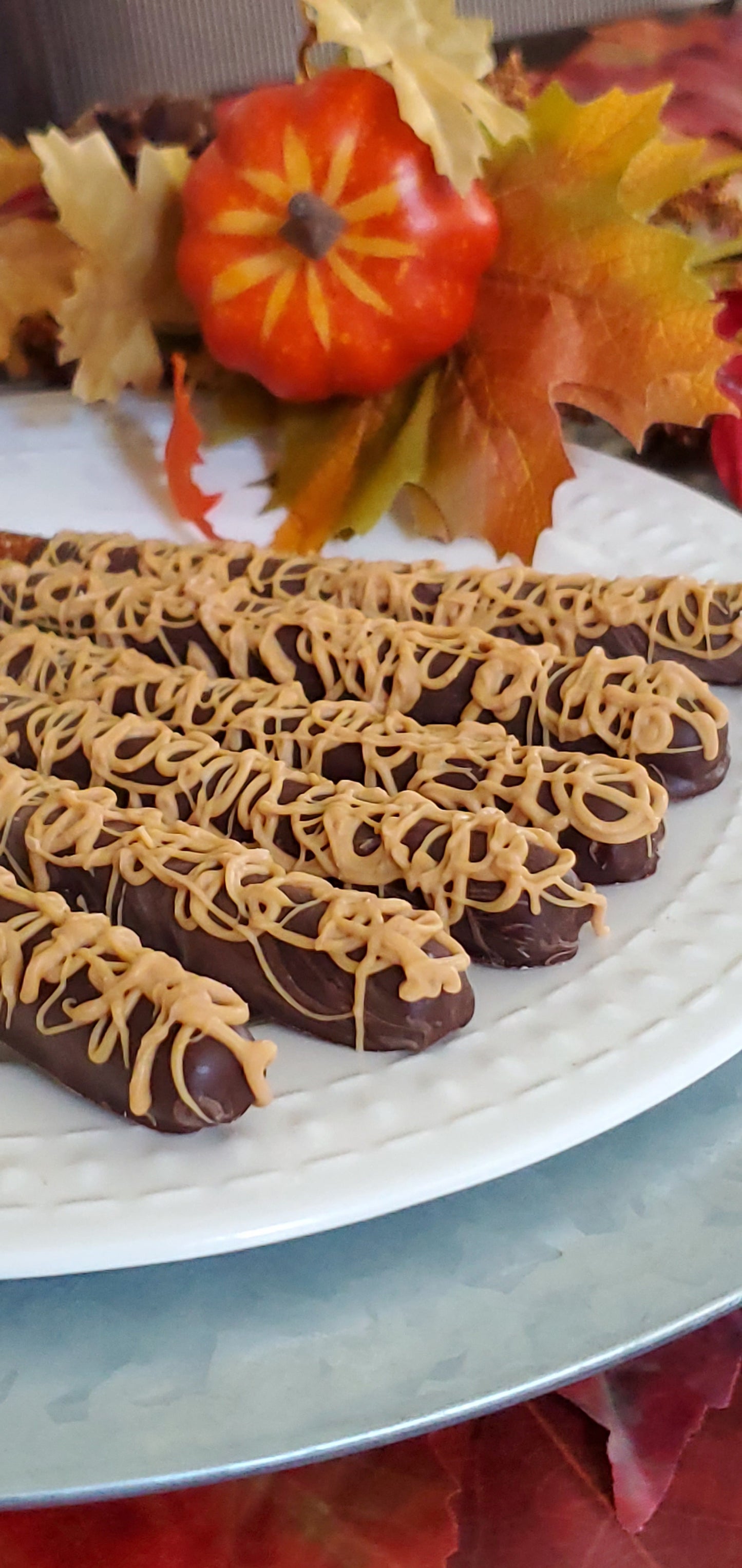 Chocolate with Peanut Butter Drizzle