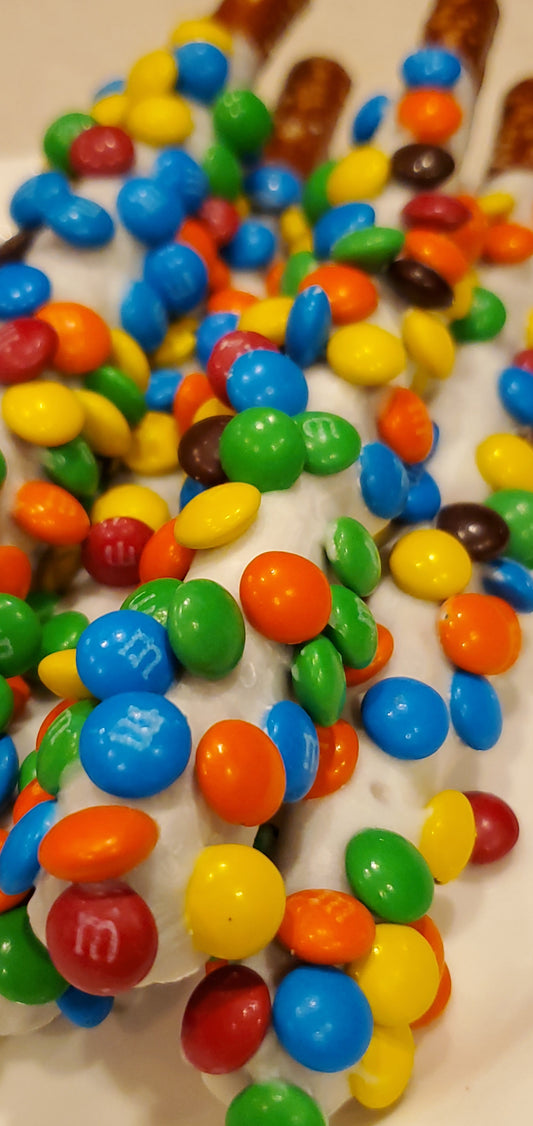 Vanilla with M&M's